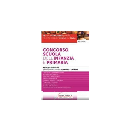 CONCORSO SCUOLA DELL'INFANZIA E PRIMARIA