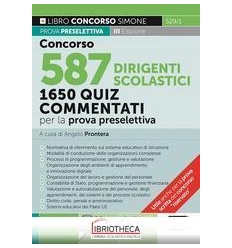 CONCORSO 587 DIRIGENTI SCOLASTICI - 1675 QUIZ COMMEN