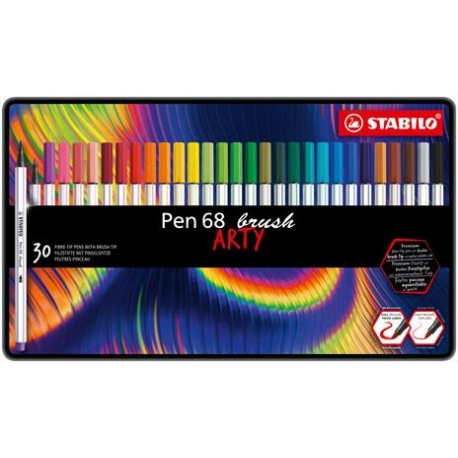 STABILO Pen 68 brush-ARTY-Scatola da 30