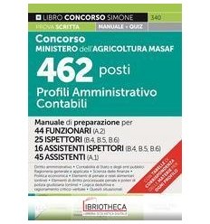 340 CONCORS. MINISTERO AGRI. MASAF 462