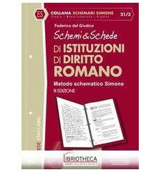 21/3 SCHEMI & SCHEDE DI ISTITUZIONI DI D