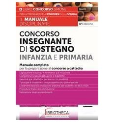 CONCORSO INSEGNANTE DI SOSTEGNO INFANZIA E PRIMARIA