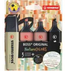 STABILO BOSS ORIGINAL NATURECOLORS 4