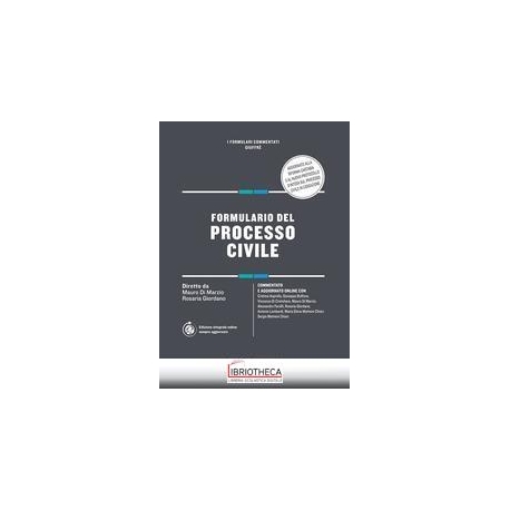 FORMULARIO DEL PROCESSO CIVILE