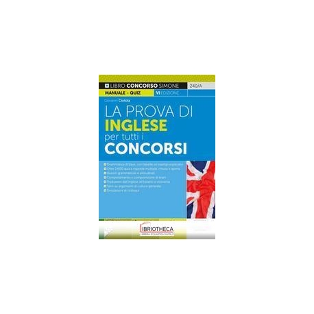 240/A LA PROVA DI INGLESE PER TUTTI CONC