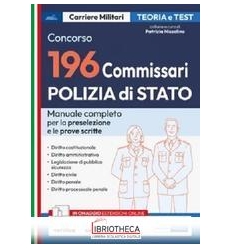 CONCORSO 196 COMMISSARI POLIZIA DI STATO