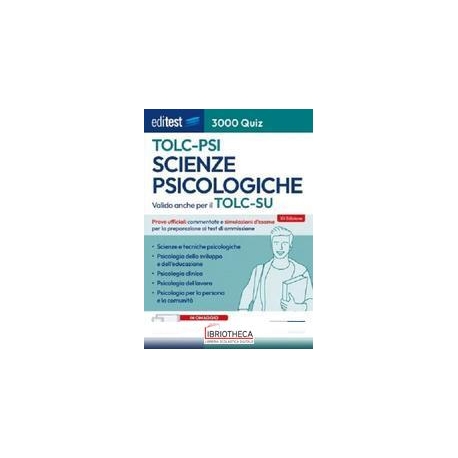 SCIENZE PSICOLOGICHE TOLC-PSI