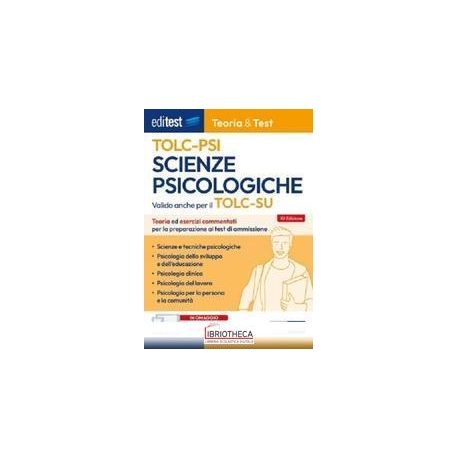 SCIENZE PSICOLOGICHE TOLC-PSI