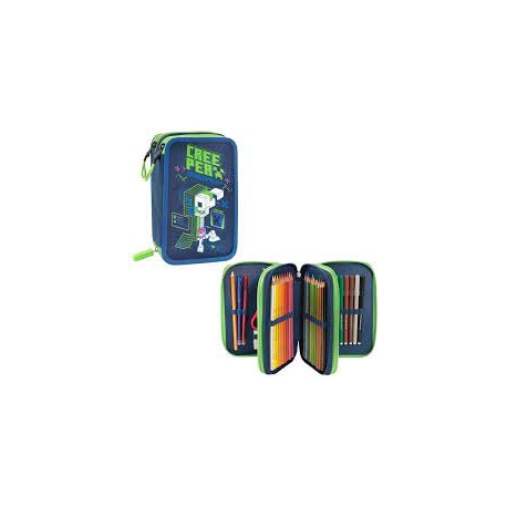 Astuccio Corredato 3 Zip personaggio Min