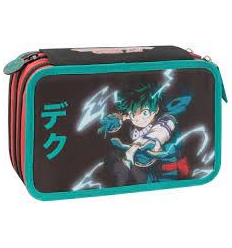 Astuccio 3 zip my hero academia