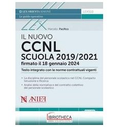 LEX510 NUOVO CCNL SCUOLA 2019/2021