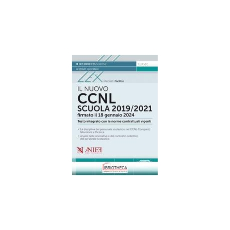 LEX510 NUOVO CCNL SCUOLA 2019/2021