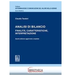 ANALISI DI BILANCIO - FINALIT?, CARATTERISTICHE, INT