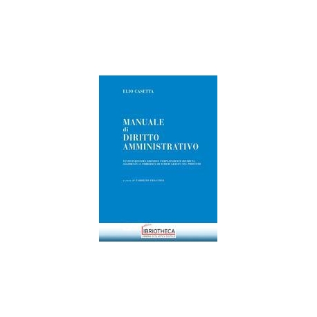 MANUALE DI DIRITTO AMMINISTRATIVO