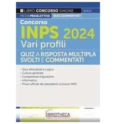 CONCORSO INPS 2024 VARI PROFILI - QUIZ