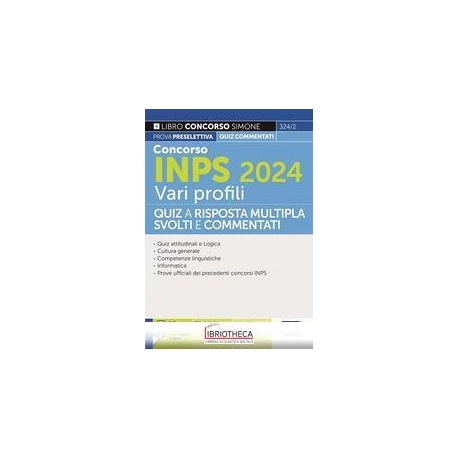 CONCORSO INPS 2024 VARI PROFILI - QUIZ