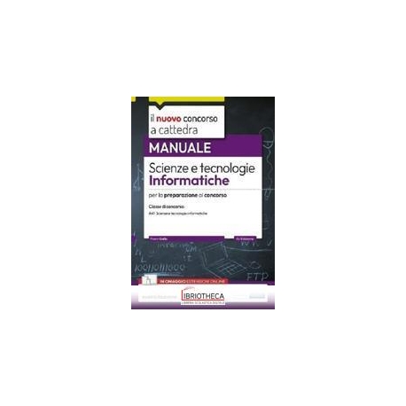 MANUALE SCIENZE E TECNOLOGIE INFORMATICH