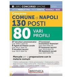 CONCORSO COMUNE DI NAPOLI 2024 - 130 POSTI - 80 POST