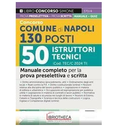 CONCORSO COMUNE DI NAPOLI 2024 - 130 POSTI - 50 ISTR