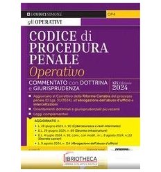 CODICE DI PROCEDURA PENALE OPERATIVO – OP4