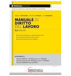 001 MANUALE DIRITTO DEL LAVORO