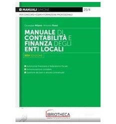 25/4 MANUALE CONTABILITA' FINANZA ENTI