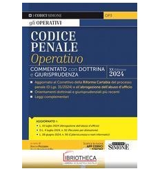 CODICE PENALE OPERATIVO – OP3