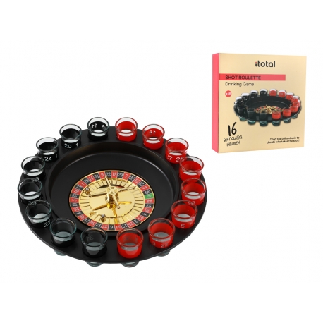 Roulette alcolica con 16 bicchierini