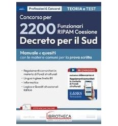 CONCORSO 2200 FUNZIONARI RIPAM COESIONE.