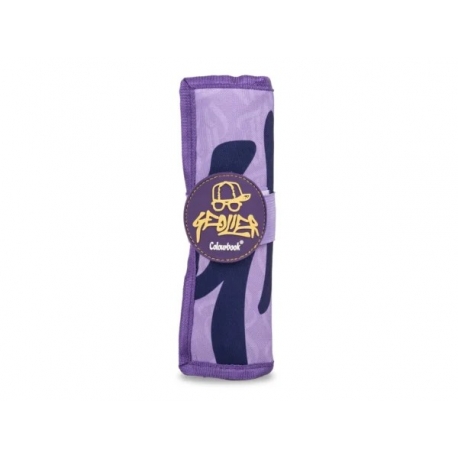 Astuccio portapastelli a rotolo Geolier viola