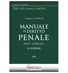 MANUALE DI DIRITTO PENALE 2015