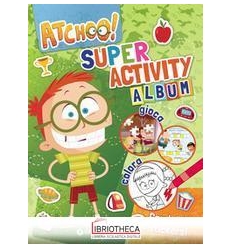 ACTIVITY ALBUM. ATCHOO! CON ADESIVI