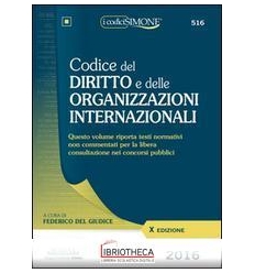 516 CODICE DEL DIRITTO E DELLE ORGANIZZA