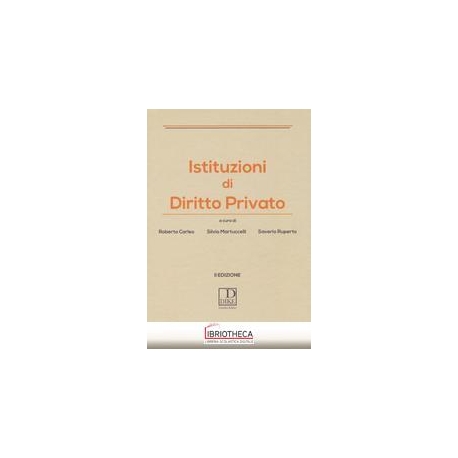 ISTITUZIONI DI DIRITTO PRIVATO - SECONDA EDIZIONE 20