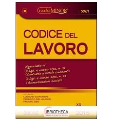 CODICE DEL LAVORO MINOR 20ED