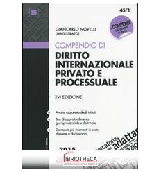 COMPENDIO DIR. INTERNAZ. PRIVATO PROCESSUALE(45/1)