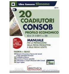 321/1 20 COADIUTORI CONSOB PROF.ECONOMI