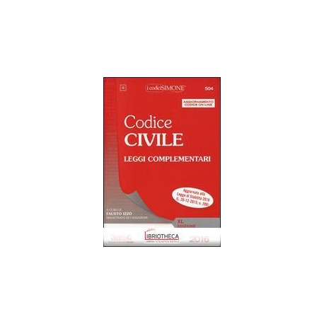 CODICE CIVILE 2016