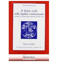 DIRITTO CIVILE NELLA LEGALITÀ COSTITUZIONALE SECONDO