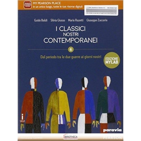 CLASSICI NOSTRI CONTEMPORANEI ED. MYLAB 6 ED. MISTA