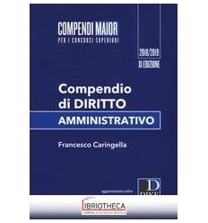 COMPENDIO DI DIRITTO AMMINISTRATIVO - MAIOR 20182019