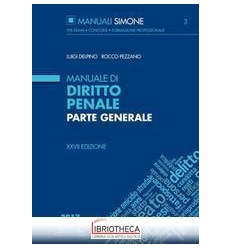 MANUALE DI DIRITTO PENALE (PARTE GENERALE)