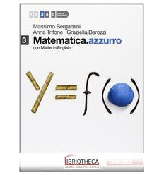 MATEMATICA AZZURRO CON MATHS IN ENGLISH 3 ED. MISTA