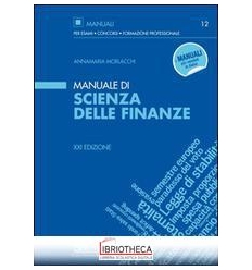 MANUALE DI SCIENZA DELLE FINANZE