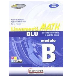 LINEAMENTI MATH BLU B ED. MISTA