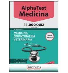 ALPHA TEST MEDICINA, ODONTOIATRIA, VETERINARIA 11.00