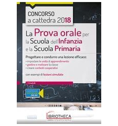 PROVA ORALE INFANZIA E PRIMARI