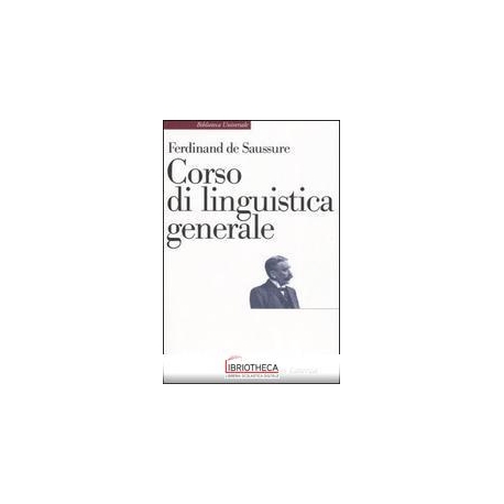 CORSO DI LINGUISTICA GENERALE