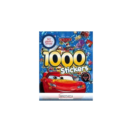 500/1000 STICKERS - CARS 3. 1000 STICKERS