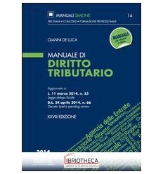 MANUALE DI DIRITTO TRIBUTARIO